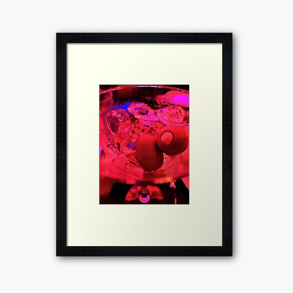 Martini Madness Olive Bliss Framed Art Print