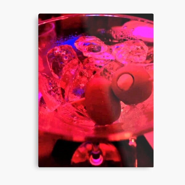 Martini Madness Olive Bliss Metal Print