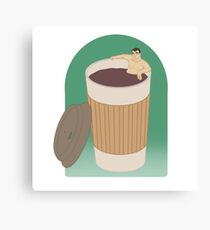 Koffein Leinwanddruck