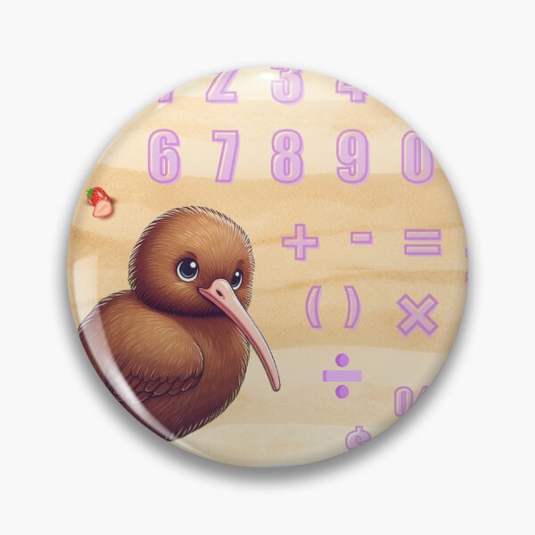 Item preview, Large Kiwi Design - Numbers and Maths Symbols for Kiwi Kids (New Zealand) designed and sold by PhotoDesignNZ.