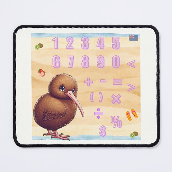Item preview, Large Kiwi Design - Numbers and Maths Symbols for Kiwi Kids (New Zealand) designed and sold by PhotoDesignNZ.