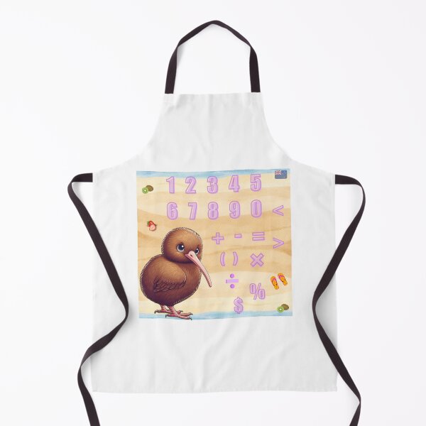 Item preview, Large Kiwi Design - Numbers and Maths Symbols for Kiwi Kids (New Zealand) designed and sold by PhotoDesignNZ.