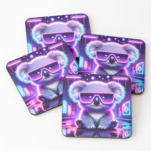 Item preview, Koala Neon Star designed and sold by AmigosFurEver.
