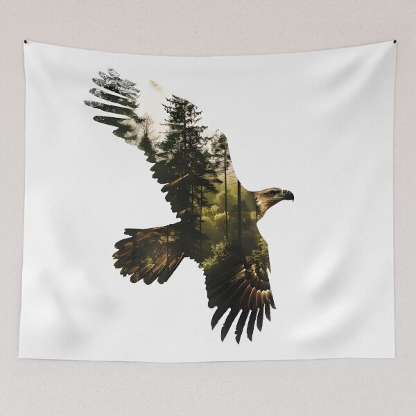 Item preview, Forest Eagle designed and sold by ArtbyAiGallery.