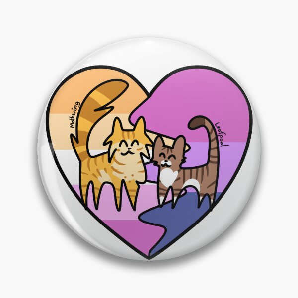 Item preview, Leafpool and Mothwing sticker designed and sold by Daturnity.