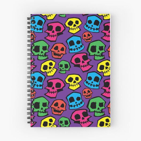 Item preview, Wacky Skull Repeating Pattern designed and sold by itsmidnight.