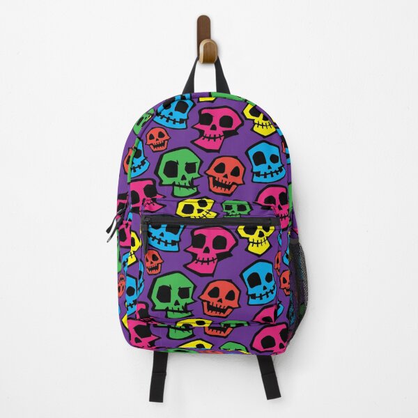 Item preview, Wacky Skull Repeating Pattern designed and sold by itsmidnight.
