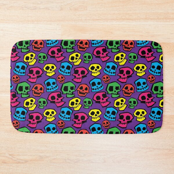 Item preview, Wacky Skull Repeating Pattern designed and sold by itsmidnight.
