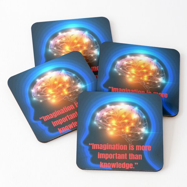 Item preview, "Unleash Your Creativity: Imagination Over Knowledge" designed and sold by Mrpalaad.