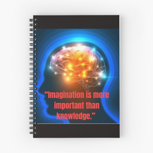 Item preview, "Unleash Your Creativity: Imagination Over Knowledge" designed and sold by Mrpalaad.