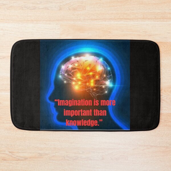 Item preview, "Unleash Your Creativity: Imagination Over Knowledge" designed and sold by Mrpalaad.