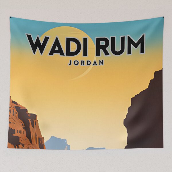 Item preview, Wadi Rum Vintage designed and sold by ZionPosteria.