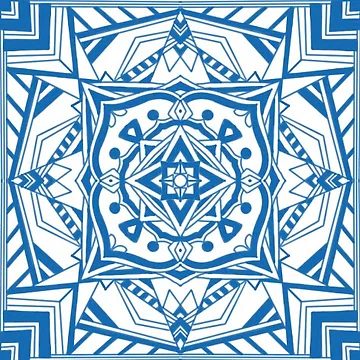 Artwork thumbnail, Blue tile by Rabanico