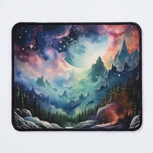 Item preview, Korean Style Ink Painting of the Northern Lights designed and sold by Shutter-Dragon.