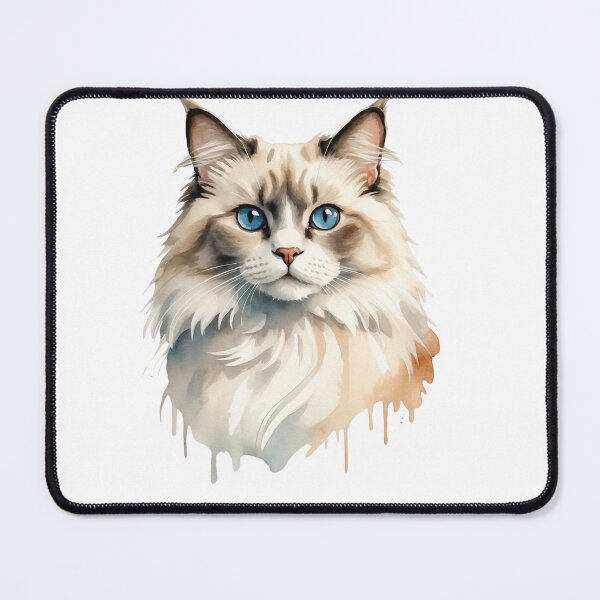 Item preview, Meow-gnificent Masterpiece: Portrait of Purr-fection designed and sold by BeeBlossomful.