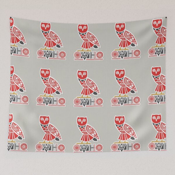 Item preview, Red Tribal Ovo Sticker designed and sold by Jamarro Mercer.