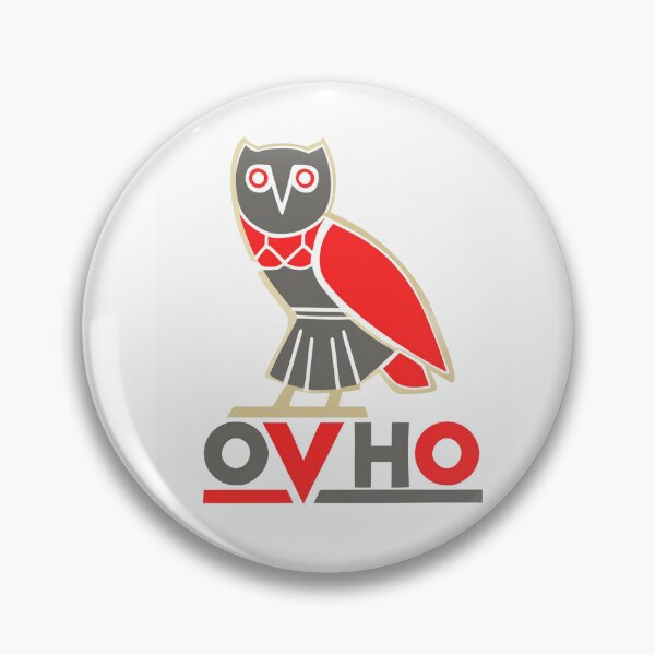 Item preview, Red & Grey Ovo Sticker designed and sold by Jamarro Mercer.