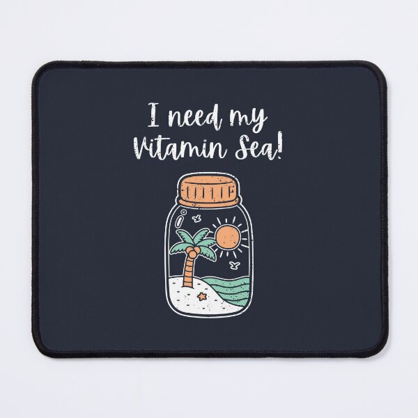 Item preview, I Need My Vitamin Sea Beach In Bottle Funny designed and sold by SenkinGraphics.