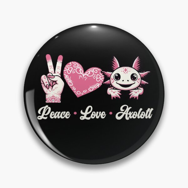 Item preview, Peace Love Axolotl Heart Leopard Axolotls Teenager Fans designed and sold by Dressed For  Duty.