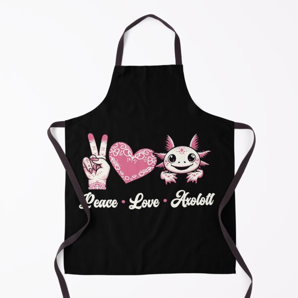 Item preview, Peace Love Axolotl Heart Leopard Axolotls Teenager Fans designed and sold by Dressed For Duty.