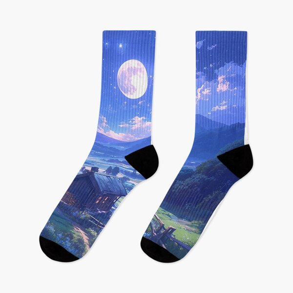 Item preview, Serene Moonlit Night in the Countryside designed and sold by Christian Weiss.