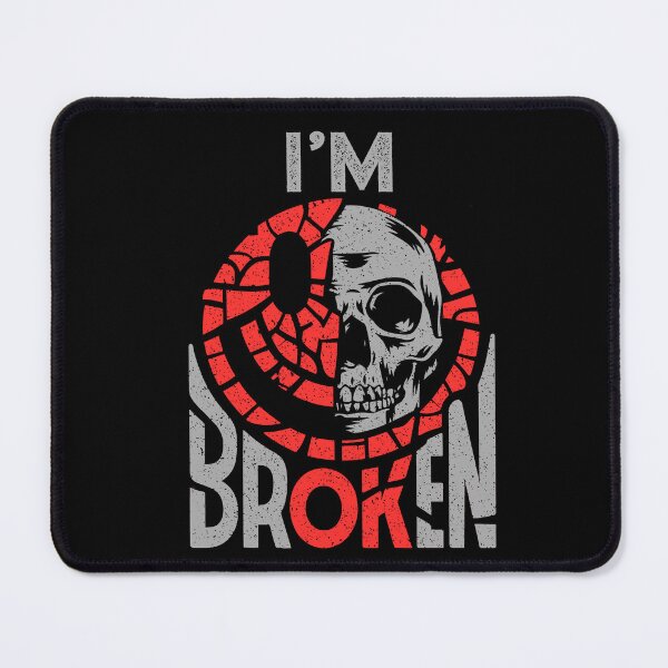 Item preview, Confused Smile I'm Broken Invisible Illness I'm OK designed and sold by Dressed For  Duty.