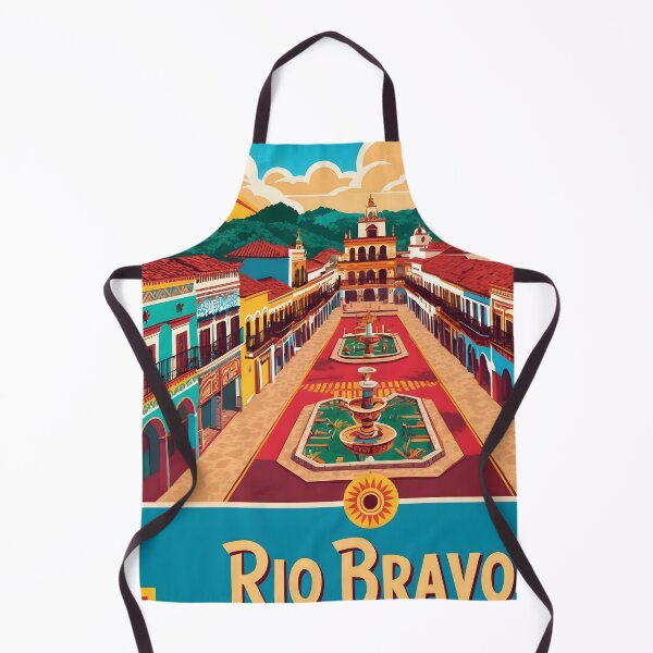 Item preview, Rio Bravo Tamaulipas Mexico Vintage Travel Tourism designed and sold by TravelersGems.