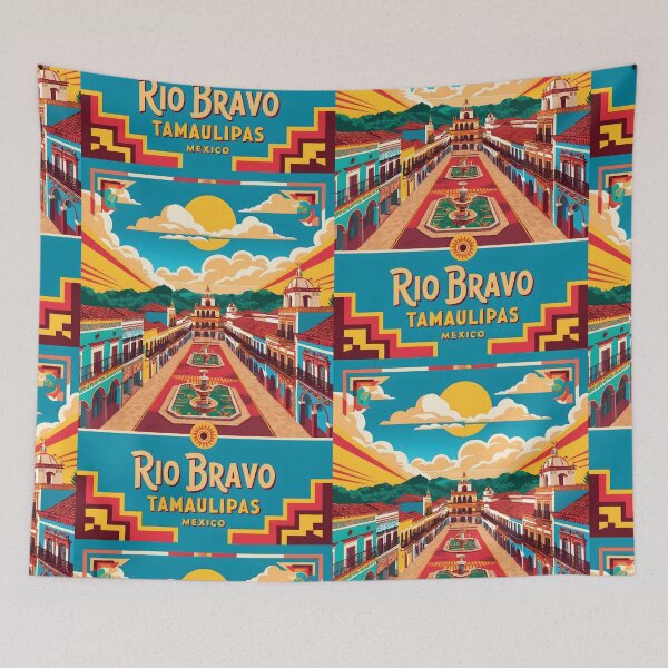 Item preview, Rio Bravo Tamaulipas Mexico Vintage Travel Tourism  designed and sold by TravelersGems.