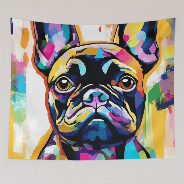 Item preview, Urban Frenchie Charm designed and sold by purrfect pattern.