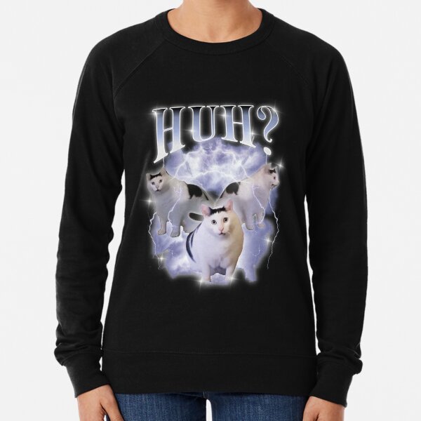 Item preview, Huh Cat Chonky Ben Meme Bootleg Rap 90s Vintage Graphic designed and sold by LeChocoholic.