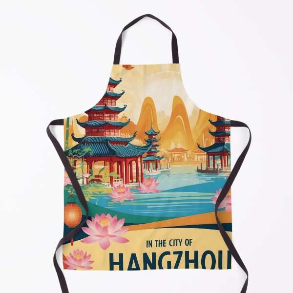 Item preview, Hangzhou China Vintage Travel Tourism designed and sold by TravelersGems.