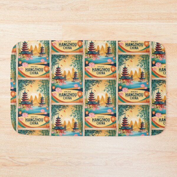 Item preview, Hangzhou China Vintage Travel Tourism  designed and sold by TravelersGems.