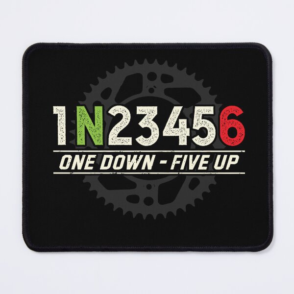 Item preview, 1n23456 Motorcycle Gear Shift Pattern for Biker Motorcyclist designed and sold by Dressed For  Duty.