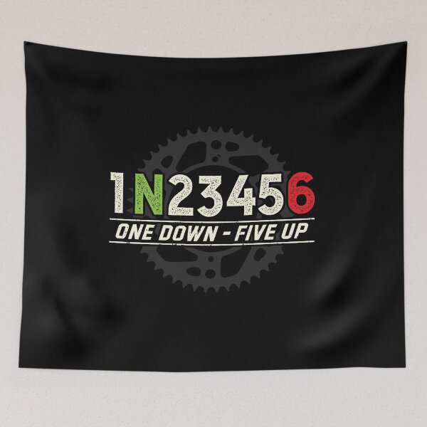 Item preview, 1n23456 Motorcycle Gear Shift Pattern for Biker Motorcyclist designed and sold by Dressed For  Duty.