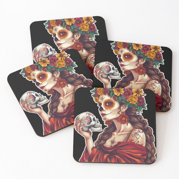 Item preview, Santa Muerte, Day of the Dead, La Catrina designed and sold by lunaelizabeth.