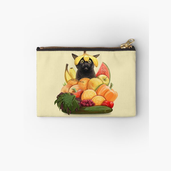 Item preview, Summer fruit vegetables cat painting designed and sold by AK-Hevonen.
