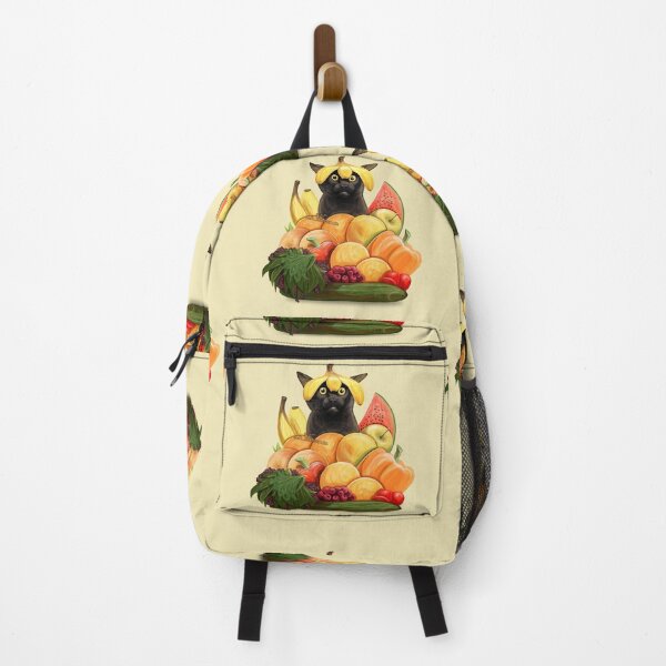 Item preview, Summer fruit vegetables cat painting designed and sold by AK-Hevonen.