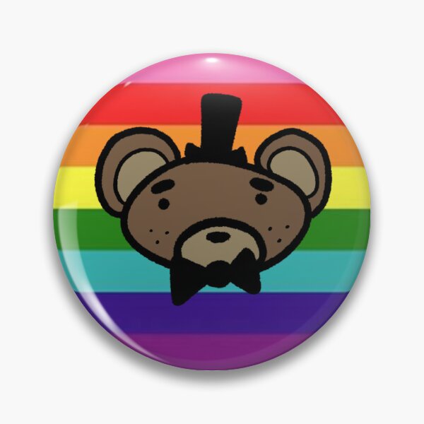 Item preview, Silly Freddy Fazbear 70s LGBTQ+ Pride designed and sold by block-studios.