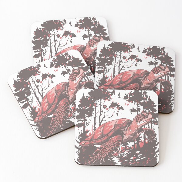 Item preview, Red Tao in forest designed and sold by yakza-design.