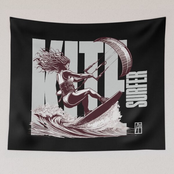 Item preview, SPORT - Kitesurfing - Kitesurfer -WOMEN - 8 designed and sold by ArtProjectShop.