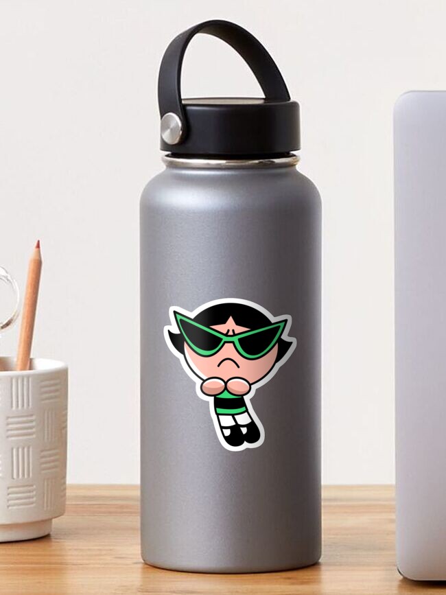 Thumbnail 1 of 3, Sticker, Angry acorn with glasses designed and sold by cinnamonplay.
