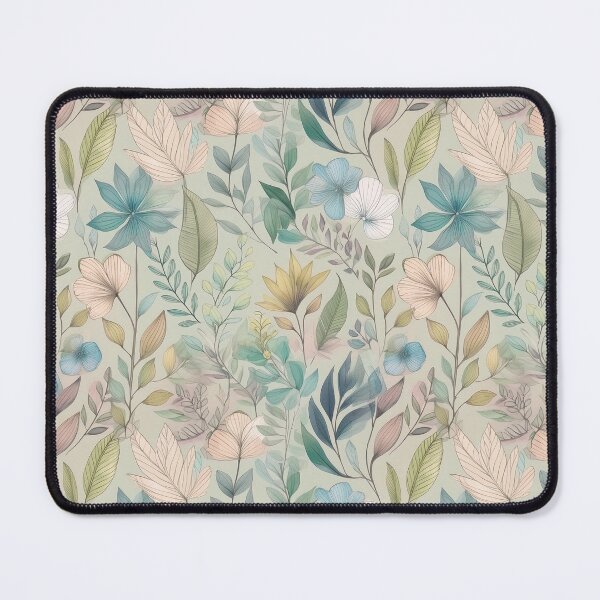 Item preview, Seamless pattern o leaves, flowers and foliage  designed and sold by creativekrish.