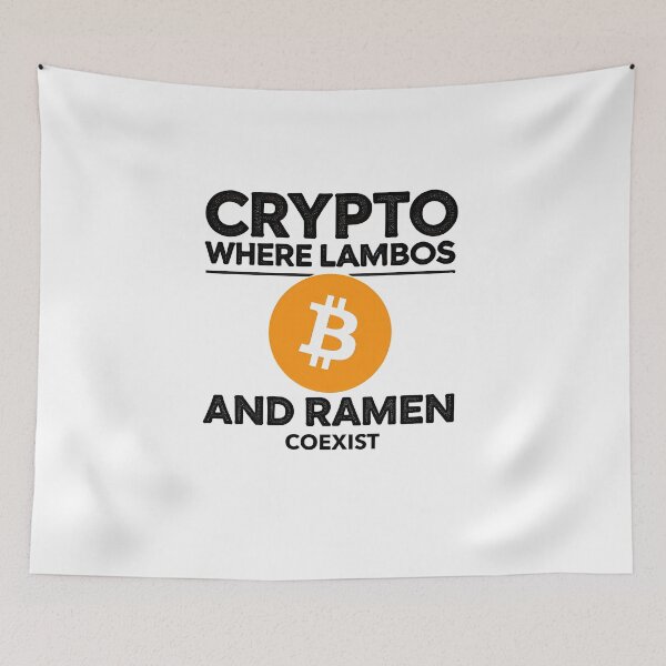 Artikelvorschau, Krypto: Wo Lambos und Ramen koexistieren lustige Krypto entworfen und verkauft von NoCompetition.