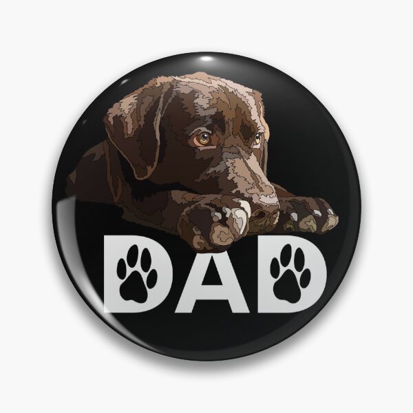 Item preview, Chocolate Labrador Dad designed and sold by Just-Arts-4U.