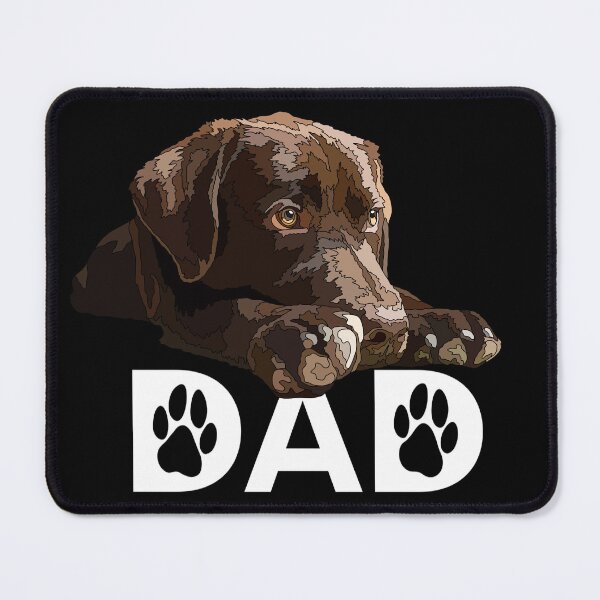 Item preview, Chocolate Labrador Dad designed and sold by Just-Arts-4U.