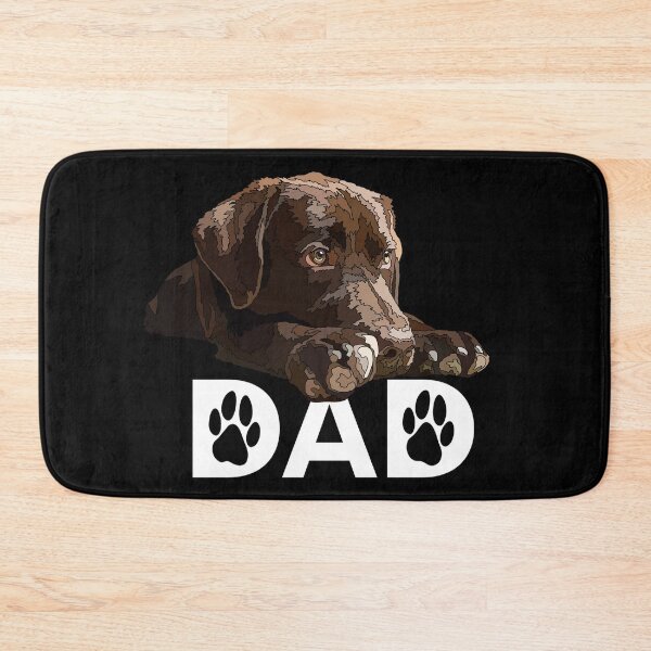 Item preview, Chocolate Labrador Dad designed and sold by Just-Arts-4U.