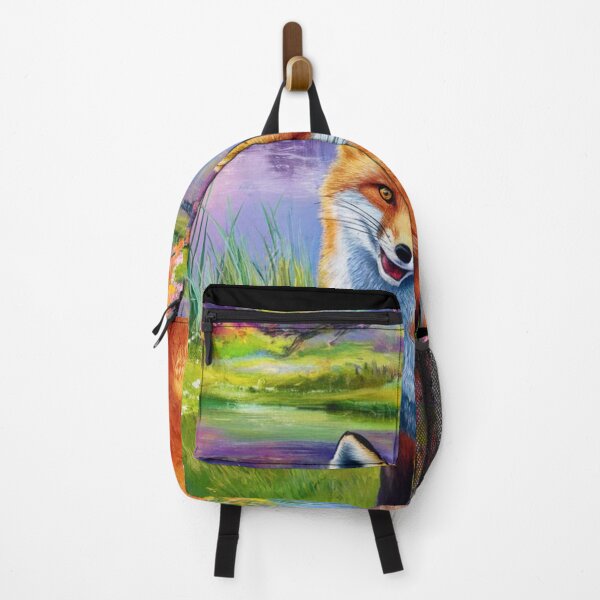 Artikelvorschau, Fuchs-Porträt. Frühlingszeit, Blumenfuchs, Vintage-Fuchs, Fuchs-Malerei, Claude Monet-Stil entworfen und verkauft von FoxVibes.