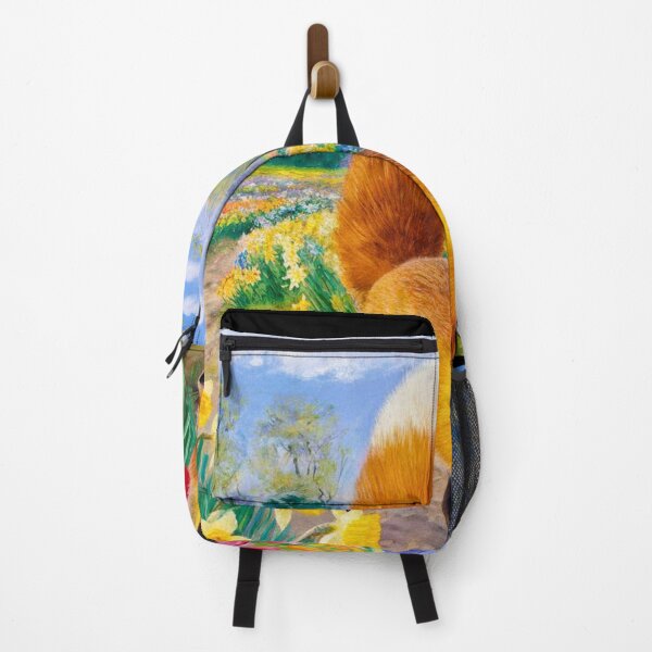 Artikelvorschau, Fuchs-Porträt. Frühlingszeit, Blumenfuchs, Vintage-Fuchs, Fuchs-Malerei, Claude Monet-Stil entworfen und verkauft von FoxVibes.