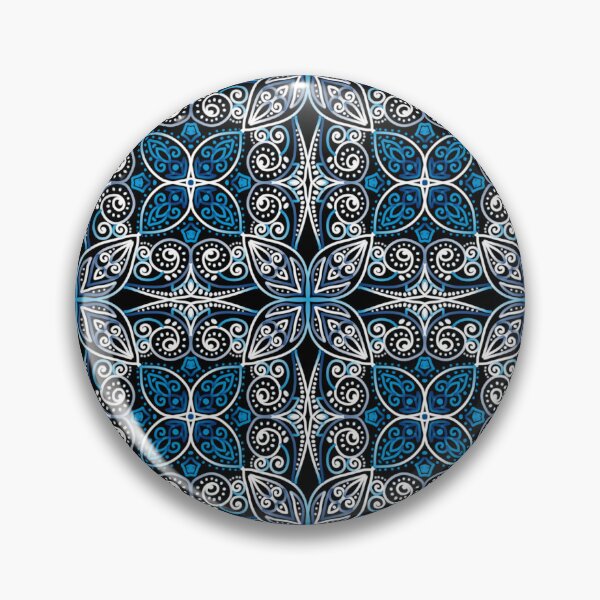 Item preview, Blue and white floral patterns  designed and sold by leenasma.