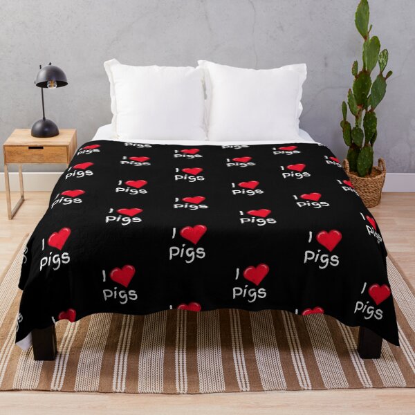 Item preview, I love pigs collection (white writing)  designed and sold by Kaylews_Designs.